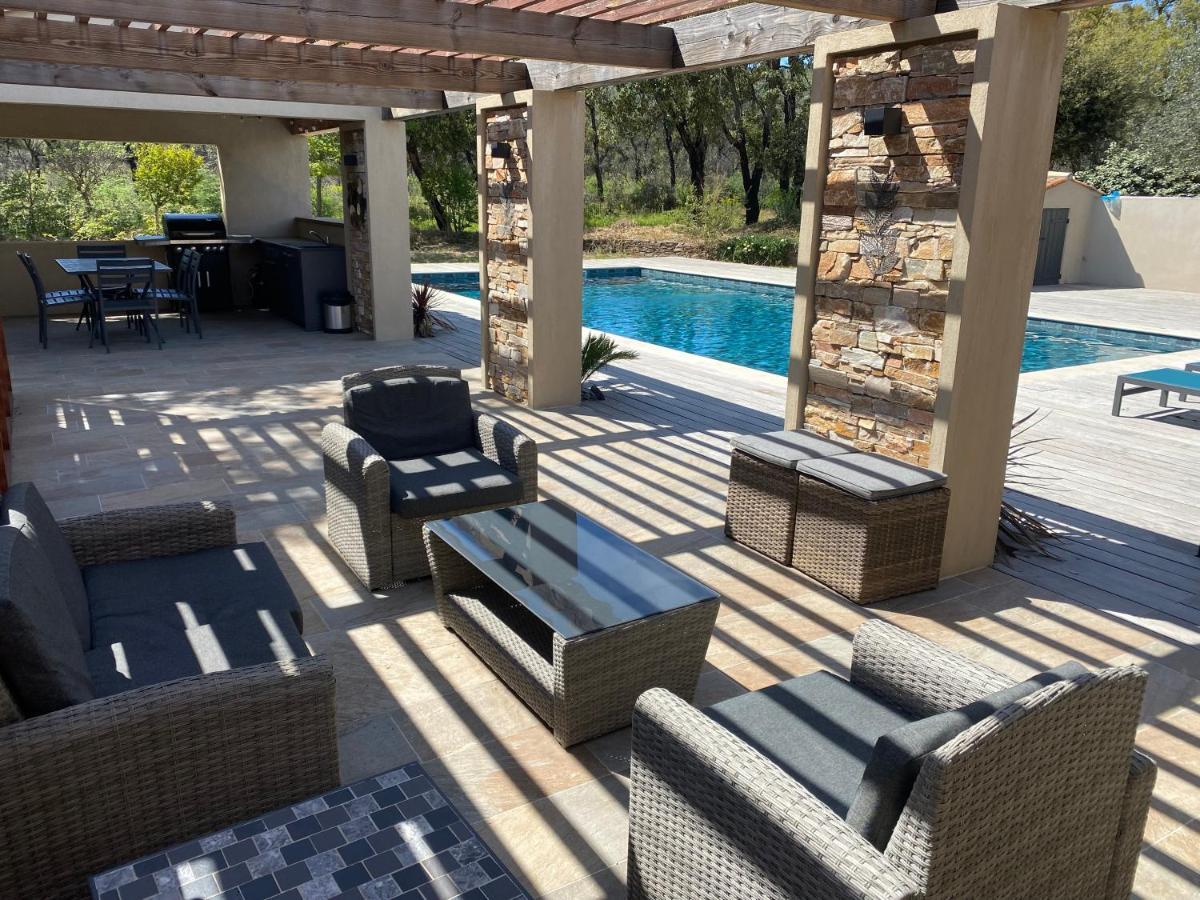 Magnifique Villa Avec Piscine Au Coeur Des Vignes Cogolin Kültér fotó